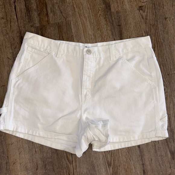 Y2K Tommy Hilfiger Women’s Denim Painters Shorts - Picture 3 of 12